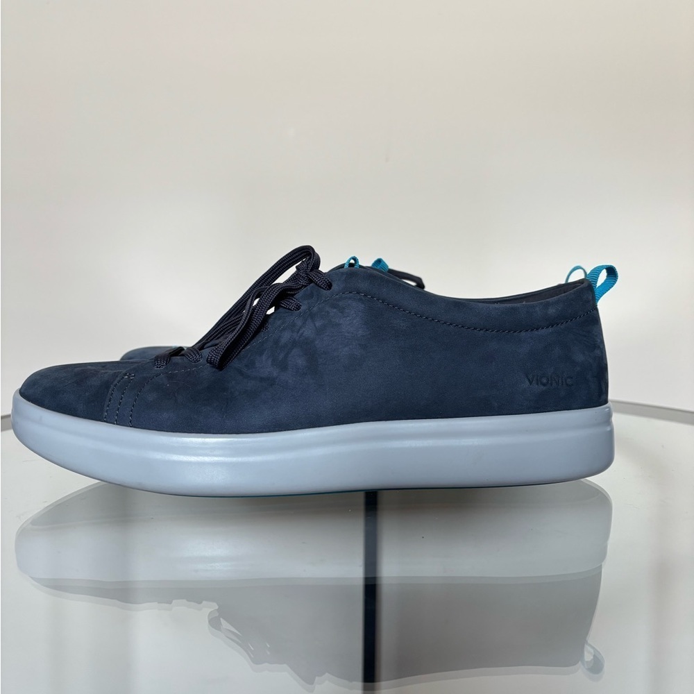Vionic Women’s Navy Suede Sneakers Paisley - Picture 4 of 9